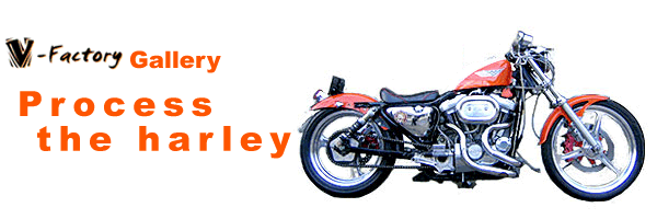 ハーレー ハーレーダビッドソン バイク カスタム製作過程　ギャラリーのページ top img